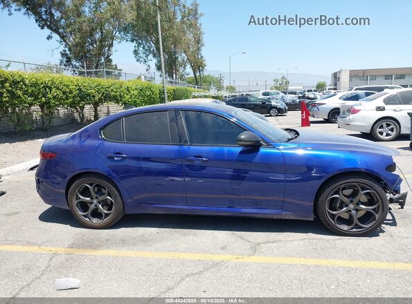 ZARFAMBN9L7634612 2020 ALFA ROMEO GIULIA Blue Vista interior de 360 grados