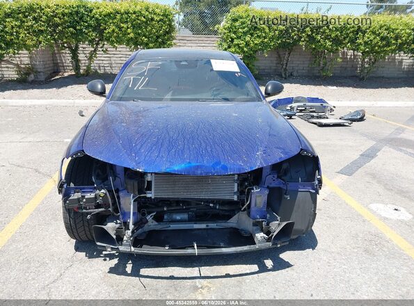 ZARFAMBN9L7634612 2020 ALFA ROMEO GIULIA Blue Vista interior trasera