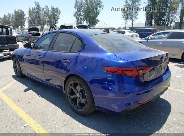 ZARFAMBN9L7634612 2020 ALFA ROMEO GIULIA Blue Trasero izquierdo
