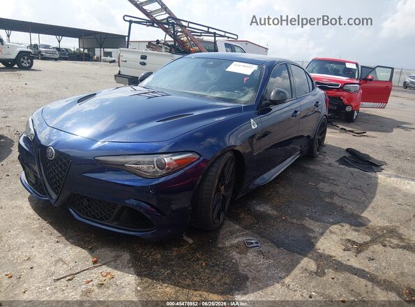 ZARFAMEV3K7600692 2019 ALFA ROMEO GIULIA Blue Передня ліва чверть