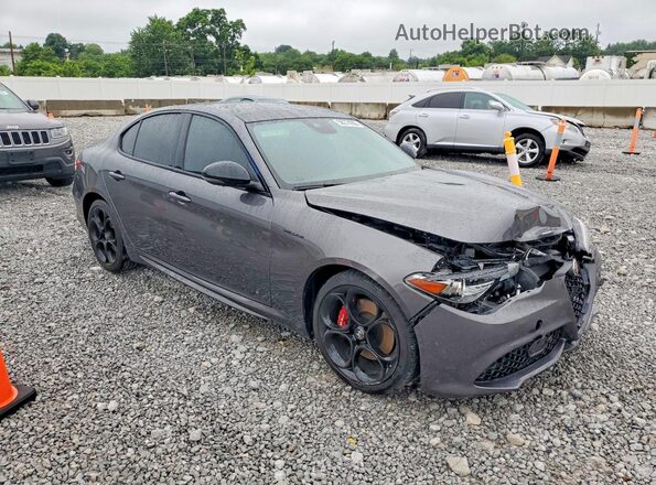 ZARFANBN0N7659813 2022 ALFA ROMEO GIULIA Gray Delantero derecho