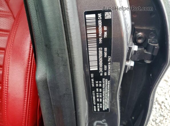 ZARFANBN0N7659813 2022 ALFA ROMEO GIULIA Gray Vista de la etiqueta del VIN