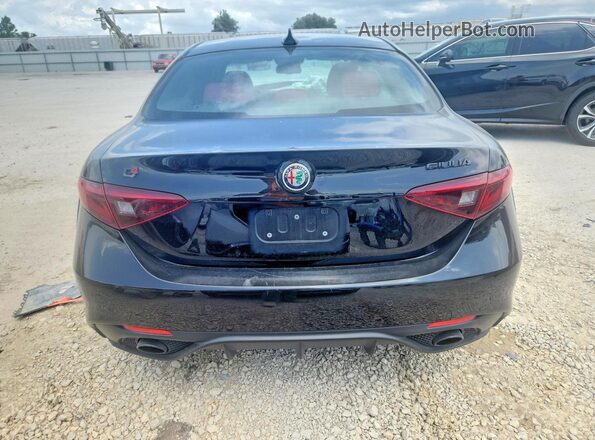 ZARFANBN2M7642364 2021 ALFA ROMEO GIULIA Black Հետևի տեսք