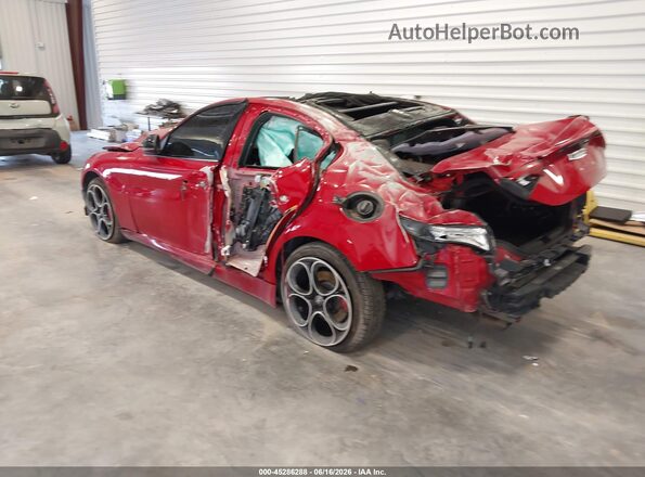 ZARFANBN2P7670959 2023 ALFA ROMEO GIULIA Красный Задняя левая четверть