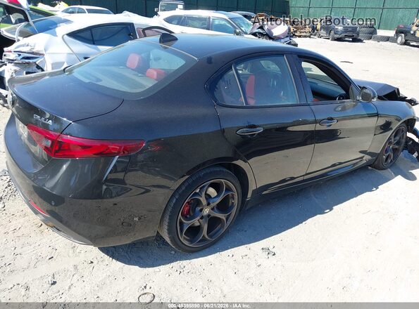 ZARFANBN3L7634577 2020 ALFA ROMEO GIULIA Black Tył prawy