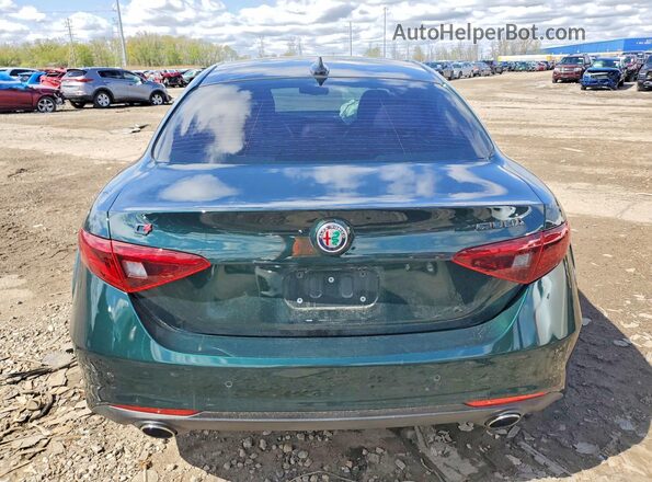 ZARFANBN5M7648529 2021 ALFA ROMEO GIULIA Green Rear view