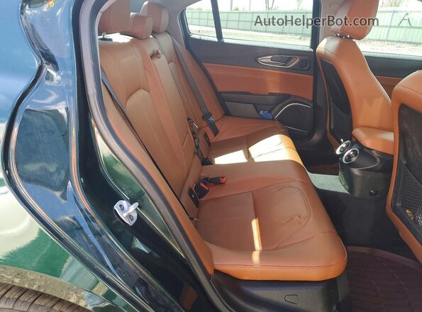 ZARFANBN5M7648529 2021 ALFA ROMEO GIULIA Green Rear seats view