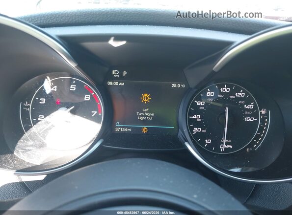 ZARFANBN7N7664460 2022 ALFA ROMEO GIULIA Red უკანა სავარძლების ხედი