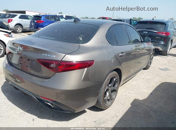 ZARFANBN8K7602867 2019 ALFA ROMEO GIULIA Brown Tył prawy