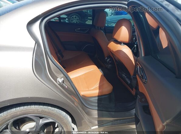 ZARFANBN8K7602867 2019 ALFA ROMEO GIULIA Brown Widok naklejki z numerem VIN