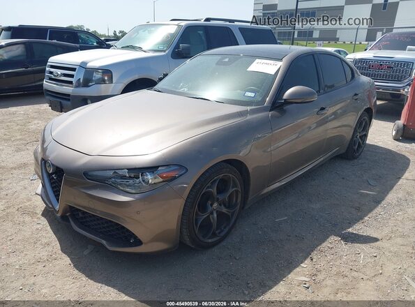 ZARFANBN8K7602867 2019 ALFA ROMEO GIULIA Brown Przód lewy