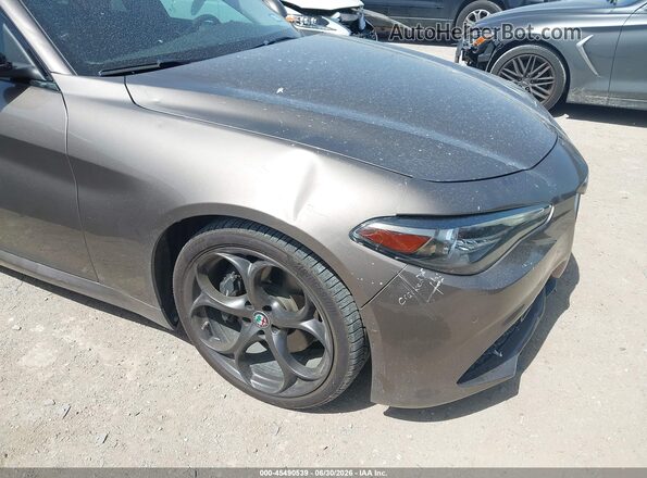 ZARFANBN8K7602867 2019 ALFA ROMEO GIULIA Brown 