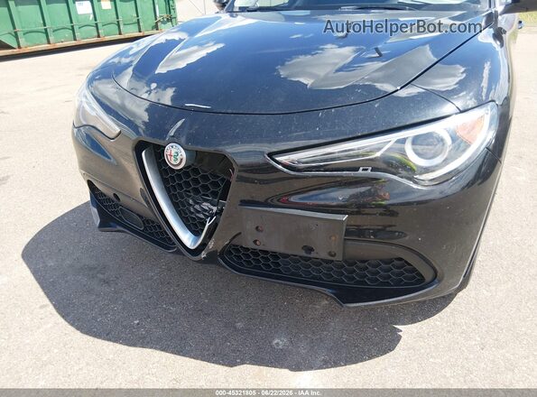 ZASFAKAN1J7B89304 2018 ALFA ROMEO STELVIO Черный Вид спереди