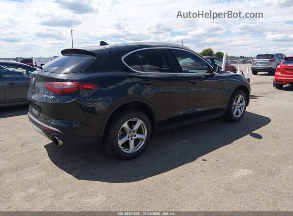 ZASFAKAN1J7B89304 2018 ALFA ROMEO STELVIO Черный Задняя правая четверть