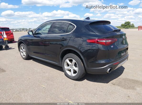 ZASFAKAN1J7B89304 2018 ALFA ROMEO STELVIO Черный Задняя левая четверть