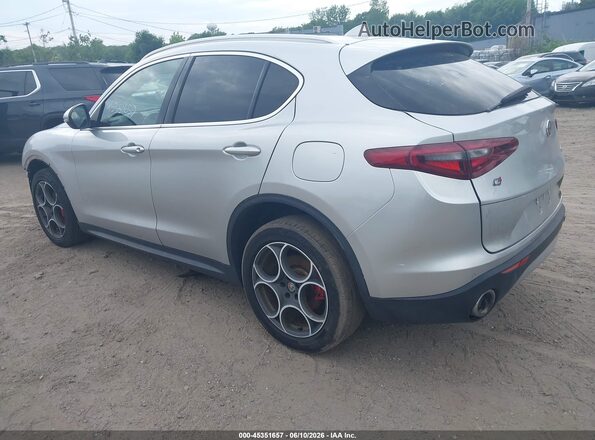 ZASFAKAN3J7B80779 2018 ALFA ROMEO STELVIO Серебряный Задняя левая четверть