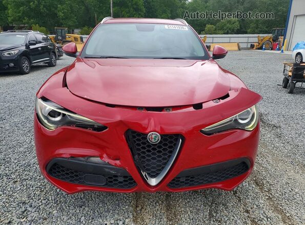 ZASFAKBN5J7B72391 2018 ALFA ROMEO STELVIO Красный Вид спереди