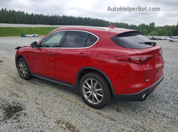 ZASFAKBN5J7B72391 2018 ALFA ROMEO STELVIO Красный Задняя левая четверть