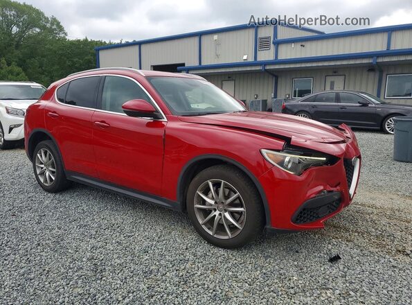 ZASFAKBN5J7B72391 2018 ALFA ROMEO STELVIO Красный Передняя правая четверть