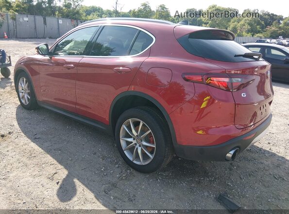 ZASFAKBN7J7B64373 2018 ALFA ROMEO STELVIO Красный Задняя левая четверть