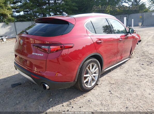 ZASFAKBN7J7B64373 2018 ALFA ROMEO STELVIO Красный Задняя правая четверть