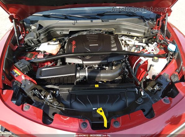 ZASFAKBN7J7B64373 2018 ALFA ROMEO STELVIO Красный Вид сзади