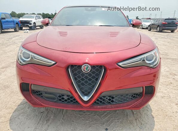 ZASFAKEV4J7C11211 2018 ALFA ROMEO STELVIO Burgundy Вид спереду