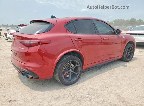 ZASFAKEV4J7C11211 2018 ALFA ROMEO STELVIO Burgundy Задня права чверть