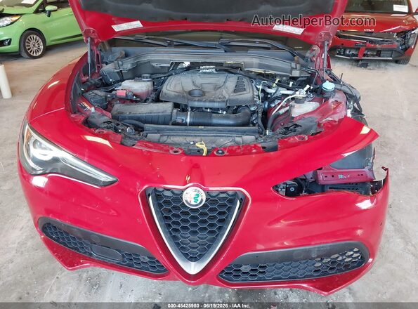 ZASFAKNN1J7C00084 2018 ALFA ROMEO STELVIO Red Հետևի տեսք