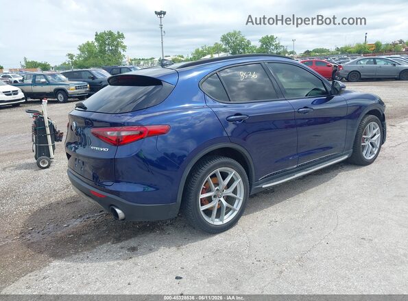ZASFAKNN3J7C00135 2018 ALFA ROMEO STELVIO Blue Հետևի աջ