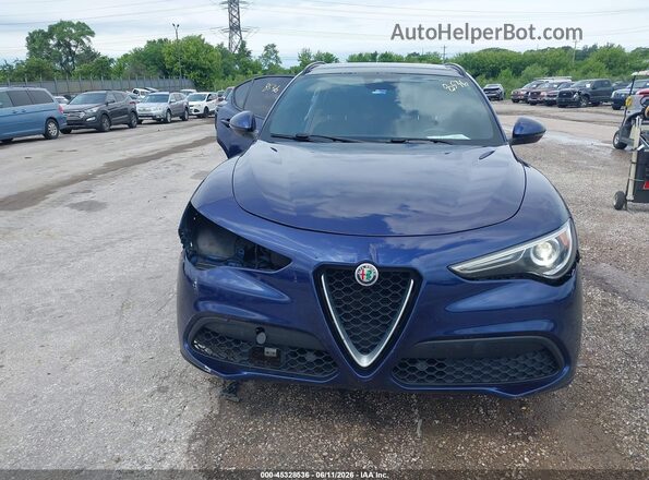 ZASFAKNN3J7C00135 2018 ALFA ROMEO STELVIO Blue Սարքավորումների վահանակի տեսք