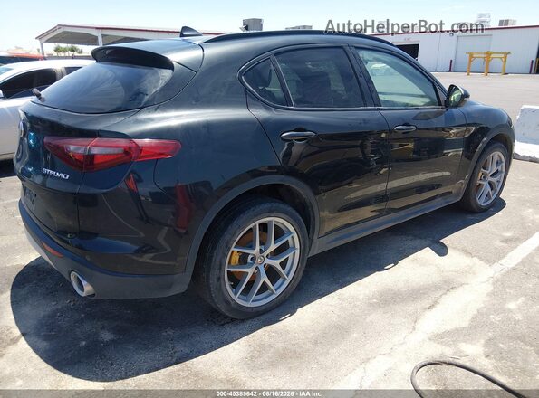 ZASFAKNN4J7B70062 2018 ALFA ROMEO STELVIO Black უკანა მარჯვენა