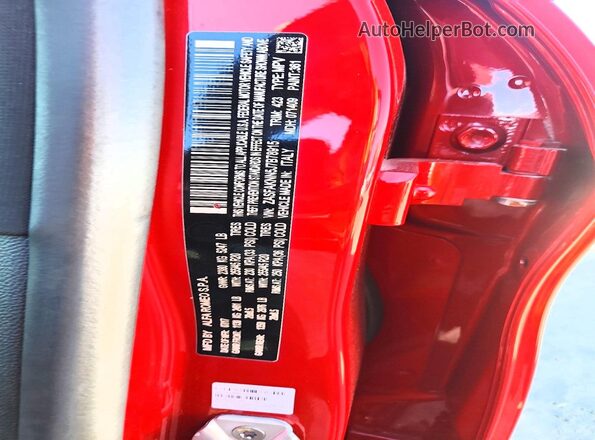 ZASFAKNN5J7B78915 2018 ALFA ROMEO STELVIO Красный 