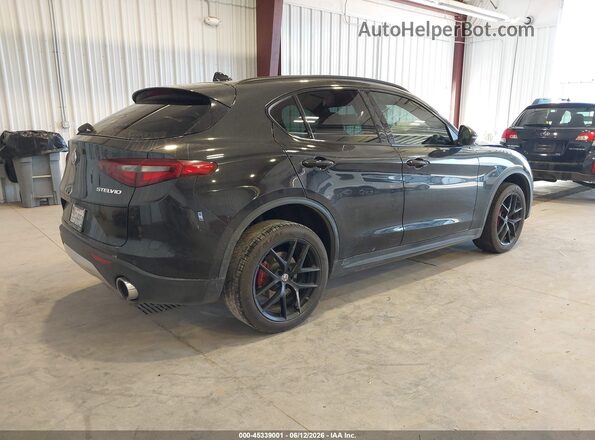 ZASFAKNN5J7B98677 2018 ALFA ROMEO STELVIO Черный Задняя правая четверть