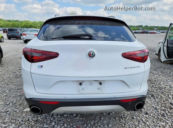ZASFAKNN7J7B83131 2018 ALFA ROMEO STELVIO White Вид ззаду