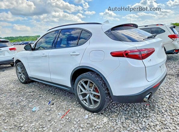 ZASFAKNN7J7B83131 2018 ALFA ROMEO STELVIO White Задня ліва чверть
