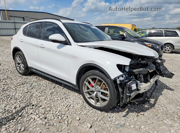 ZASFAKNN7J7B83131 2018 ALFA ROMEO STELVIO White Передня права чверть