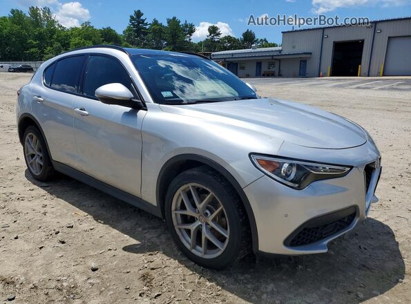 ZASFAKNN7J7B99636 2018 ALFA ROMEO STELVIO Silver Առջևի աջ