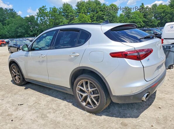 ZASFAKNN7J7B99636 2018 ALFA ROMEO STELVIO Silver Հետևի ձախ