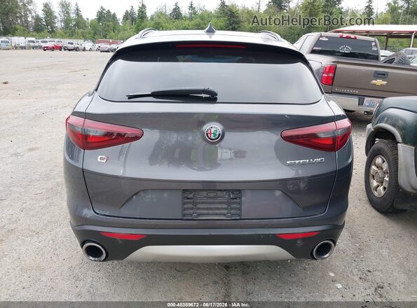 ZASFAKNNXJ7B98948 2018 ALFA ROMEO STELVIO Gray 