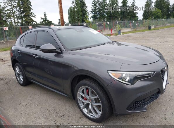 ZASFAKNNXJ7B98948 2018 ALFA ROMEO STELVIO Gray 