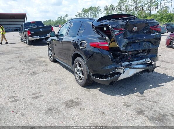 ZASFAKPN1J7B91075 2018 ALFA ROMEO STELVIO Black Հետևի ձախ