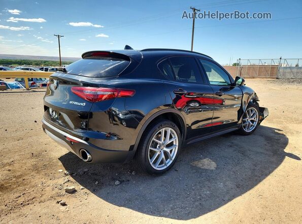 ZASFAKPN2J7B91649 2018 ALFA ROMEO STELVIO Black Задня права чверть