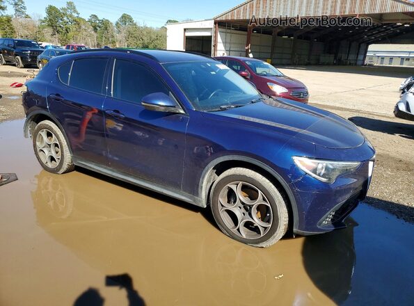ZASFAKPN3J7B75508 2018 ALFA ROMEO STELVIO Blue Առջևի աջ