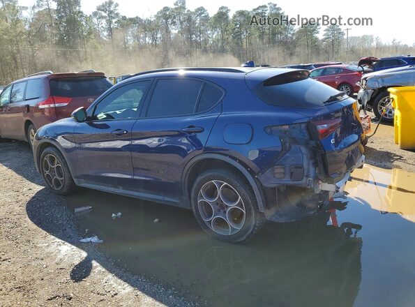 ZASFAKPN3J7B75508 2018 ALFA ROMEO STELVIO Blue Հետևի ձախ