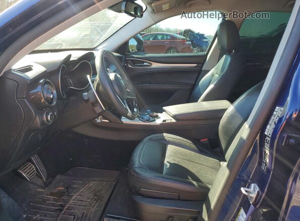 ZASFAKPN3J7B75508 2018 ALFA ROMEO STELVIO Blue Սալոնի դիմացի տեսք