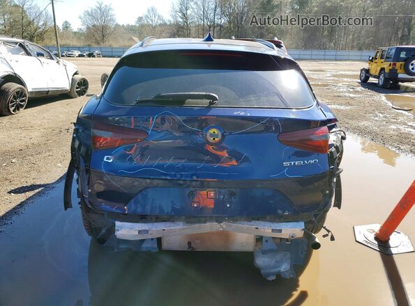 ZASFAKPN3J7B75508 2018 ALFA ROMEO STELVIO Blue Հետևի տեսք