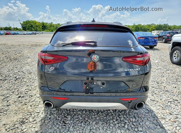 ZASFAKPN8J7B79599 2018 ALFA ROMEO STELVIO Black უკანა ხედი