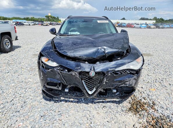 ZASFAKPN8J7B79599 2018 ALFA ROMEO STELVIO Black წინა ხედი