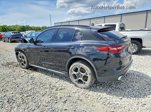 ZASFAKPN8J7B79599 2018 ALFA ROMEO STELVIO Black უკანა მარცხენა